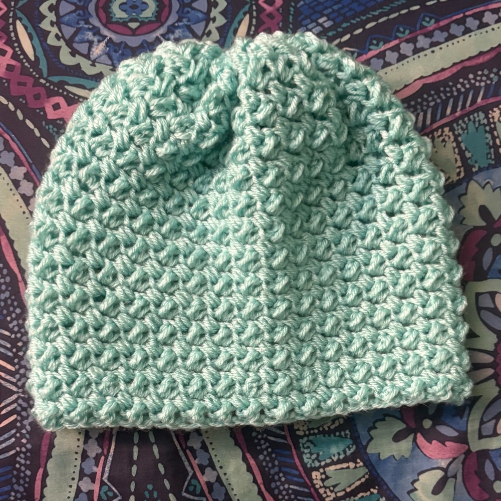 Teal Knitted Beanie